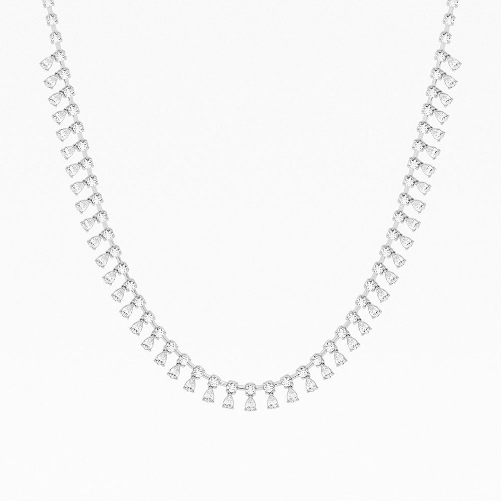 Empowering 6.5ct Pear Dangle Necklace