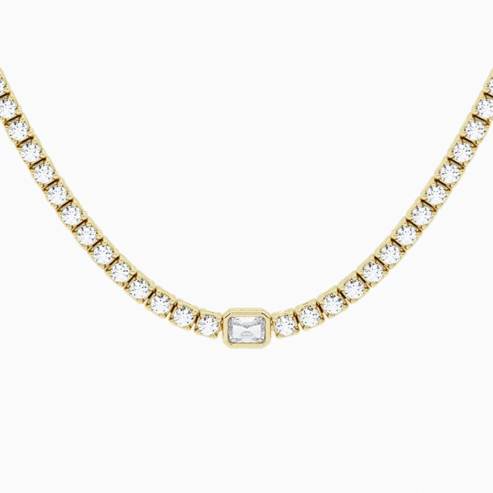 Empowering 8.7ct Radiant Necklace