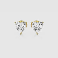 Ethereal 1ct Heart Stud